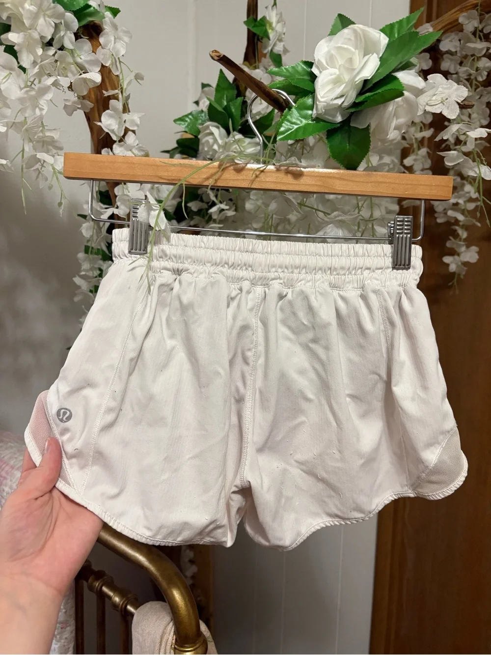 lululemon athletica Hotty Hot Lined Shorts  Bone